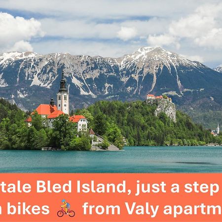 Apartment Valy - Free Bikes, Relaxing Terrace & Near Bled Dış mekan fotoğraf